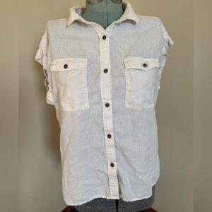 Prana hemp button-up shirt